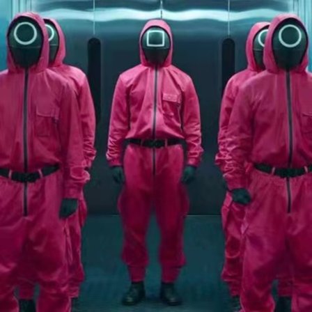 Børne Halloween Squid Game Cosplay Jumpsuit Cosplay Kostume Sæt