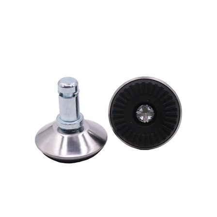 8 st kontorsstolsrullar, 50 x 11 mm kontorsstolsglidare med 8