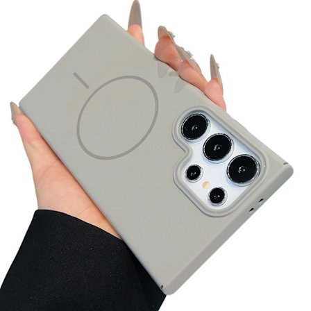 Elegant Samsung Galaxy S25 Plus Skal MagSafe - Ljusgrå