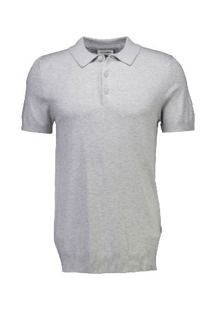 Lindbergh Brushed twill shirt L/S Knit Överdelar Herr Grå L