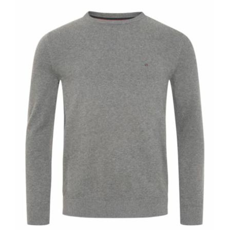 Redgreen Knit Crew neck Grå, Herre Strik, Størrelse: 2XL