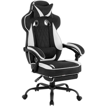 Rootz Gaming Chair - Kontorstol - Computerstol - Pocket Spring Pude - Ergonomisk design - Holdbart læderstof - 57cm x 51,5cm