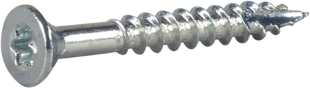 ESSVE ESSDRIVE Treskrue 3 mm Ø, forsenket, FZB Blankforsinket, Innfesting