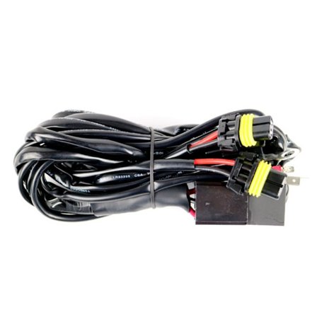 Xenon 24 volt kabelsats reläkabel för 2 ballast extraljus