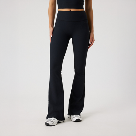 Björn Borg Studio Ribbed Flare Tights Svart