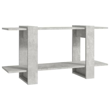 Vidaxl Bokhylla Betonggrå 100x30x51 Cm Konstruerat Trä Grå