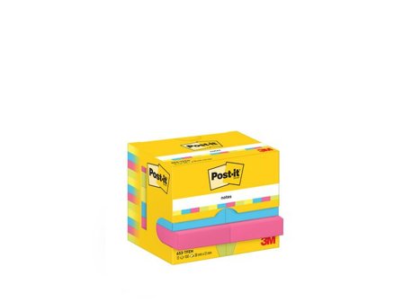 Post-it Notes Energetic 38x51mm - Lyreco - Kontorsmaterial - Notes och Post-It - Notes - Färgade