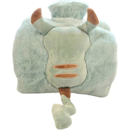 1,2L Kawaii Varmtvannsflaske med Mykt Fleece-trekk - Viktig for Britisk Vinter