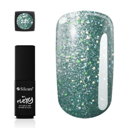 Silcare - Flexy - Hybrid Gel - Color: 233 - 4,5 Gram Turkos