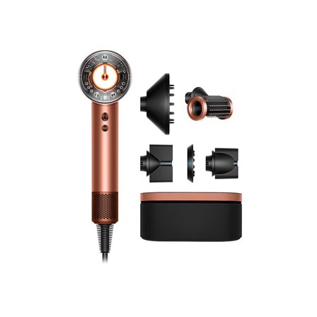 Dyson Supersonic Nural Hairdryer Straight + Wavy Amber Silk/Pink Champagne, Hår, Styling Tools, Hårtørrer