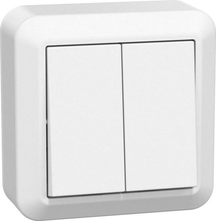 Gelia Connect 2 Home Strömbrytare kron, utanpåliggande, Strömbrytare & vägguttag