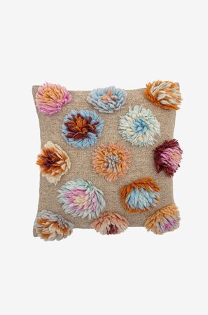 Bloomingville - Somma Kudde - Flerfärgad - Prydnadskuddar & kuddfodral - Från Homeroom