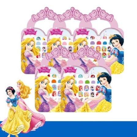 Negleklistermærker - Disney-prinsesser laver makeup - Snehvide