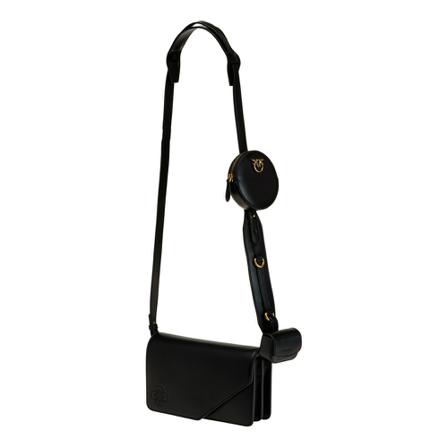 Pinko, Shoulder Bags Czarny, Kobieta, Rozmiar: ONE Size