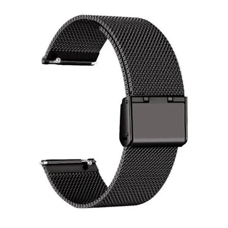 22mm 20mm Metallinen Kellonranneke Garmin Vivoactive 3 4 5 Forerunner 245 645 158 55 165 745 965 255 256 Rannekoru Venu 3 2 SQ2Music Musta