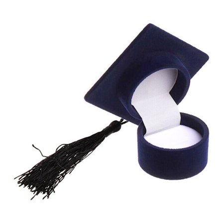 Forlovelsesring Eske Øredobber Oppbevaring BLÅ