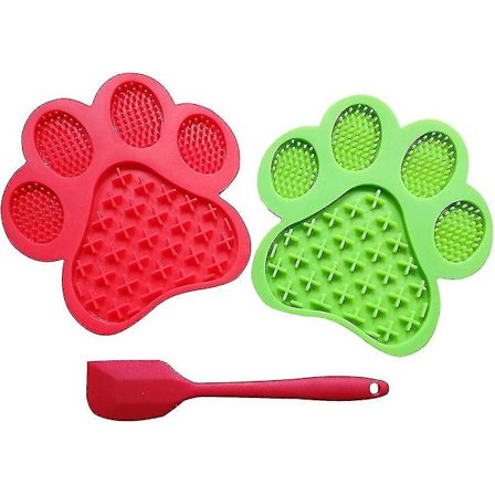 Slikkemåtte til hunde, kæledyr kat hund langsom fodring sugekop slikke pad mad godbid gave