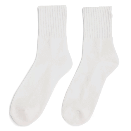 Amundsen Oslo Quarter Socks White