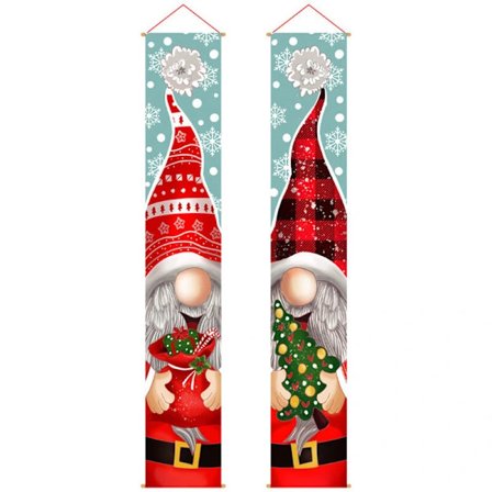 /EA/Skärp stil ansiktslös gubbe dörrgardin tecknad ansiktslös gubbe kuplett dekoration hängande flagga