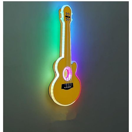 60 Cm Vegglampe LED Gitar Design Flush Mount Stilig