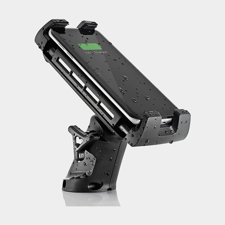 Telefoonhouder met draadloos opladen Scanstrut ROKK Edge, zwart, 12 V / 24 V, 10 W, 1.1 A