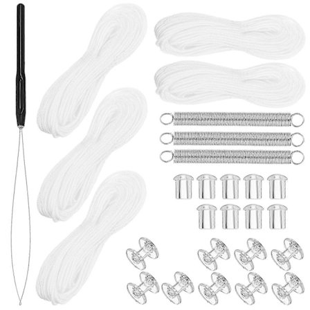 RV Plissé Gardin Reparationssæt Med Vinduesgardin Komponenter Med Nem Installation Til Boligforbedring 1 Sæt