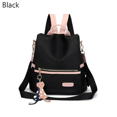 Damryggsäck Vattentät Ryggsäck SVART Svart