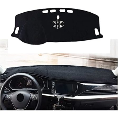 Ny 1 stk. Sort Skridsikker Instrumentbrætmåtte Instrumentbræt Tæppe Instrumentbræt Beskyttere Instrumentbræt Cover til Lincoln Nautilus 2019 2020 2021