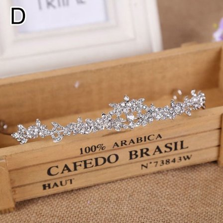 Rhinestone hårbøyle hårpynt D D