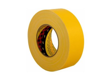 3M Tygtejp 389 25mmx50m gul - Lyreco - Emballage och lagerutrustning - Packtejper - Väv- och Silvertejp