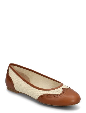 Lauren Ralph Lauren | Jayna Wingtip Ballet Flat | 36