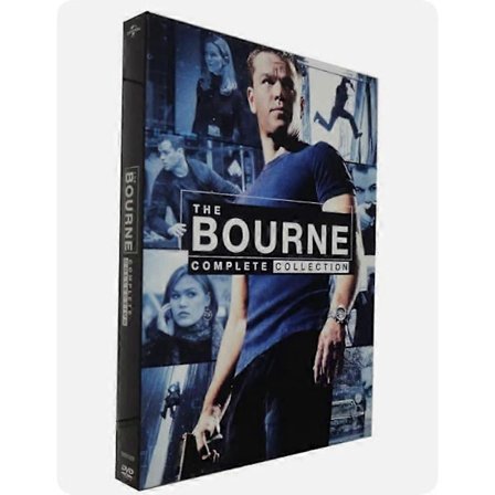 The Bourne: Den komplette samling 5 film (DVD, 2022, 6-Disc sæt) Ny