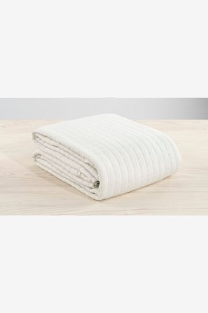 Borganäs of Sweden - Päiväpeitto - Valkoinen - Päiväpeitteet - 150X250 - - Homeroom