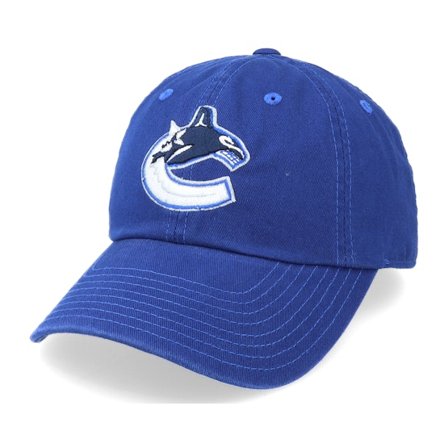 American Needle - NHL Blauw unconstructed Cap - Vancouver Canucks Blue Line Royal Dad Cap @ Hatstore