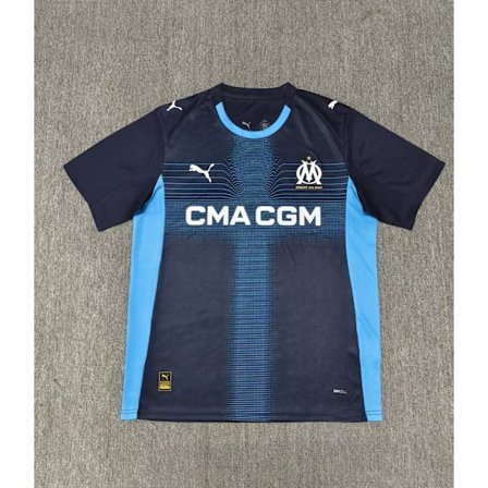 25-26 Marseille Bortatröja Fotbolls T-shirt S-2XL