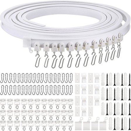 5 meter bøyelig takbuet gardinskinne fleksibel takgardin