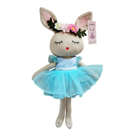 14-tums gosedjur stickad docka soffdekor Mjuk interaktiv leksak för baby Emotion Smidig kontorsbilstillbehör