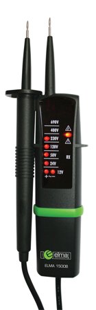 Elma 1500B Spenningstester med batteri, Måleinstrumenter