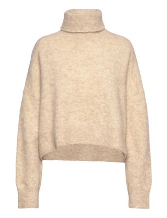 Ample Polo Turtleneck Polotröja Beige Hope