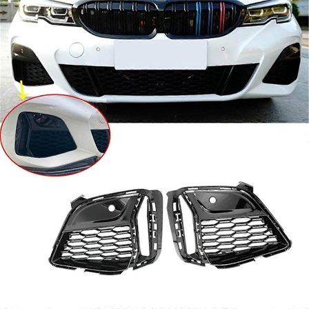1 par front tågelygte gitter trimdæksel til BMW 3-serie G20 G21 G28 M340I 2019-2022 51118075649 5111