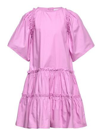 Cat Dresses & Skirts Dresses Casual Dresses Short-sleeved Casual Dresses Rosa Molo*Betinget Tilbud