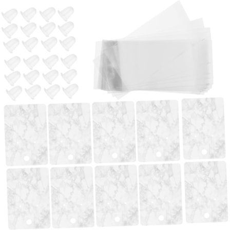 Korvakorukortit 1 Setti Kiinteitä Sileitä Korvakorukortteja Kaulakorukortti Koruliikkeen Paketointikortti