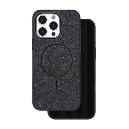 Glittrigt Bakskal till iPhone 17 - Svart