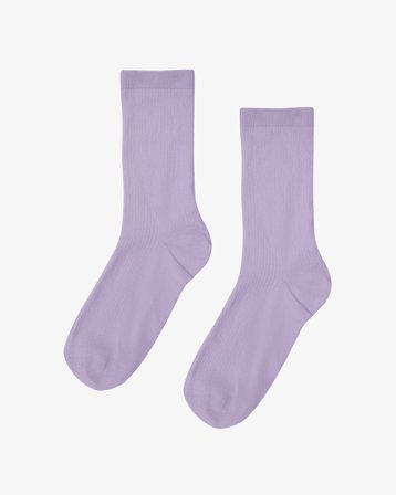 Women Classic Organic Sock - Soft Lavender