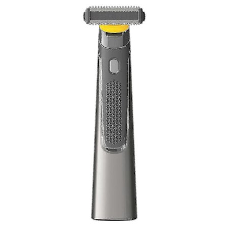 MicroTouch SOLO Titanium Genopladelig Skæg- & Kropsbarbermaskine - Præcisionstrimmer, Vandtæt, 3 Kamme, USB