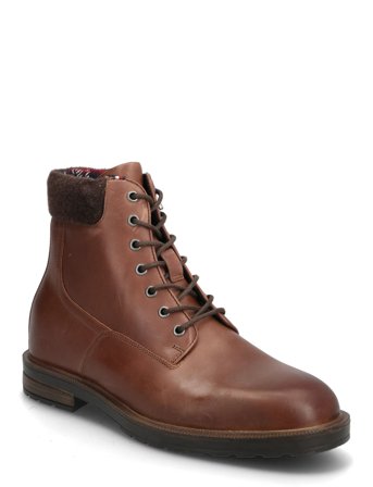 Tommy Hilfiger Cleated Hilfiger W Lth Boot - Brown - 44