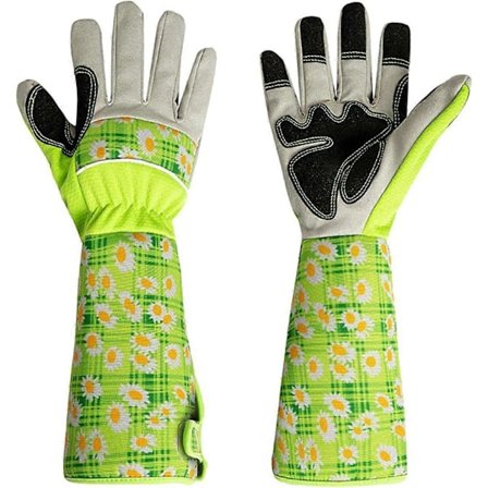 Havehandsker til kvinder/mænd - Gedeskind arbejdshandsker, lange og holdbare, handsker EKH