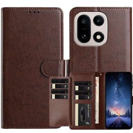 OnePlus 15 5G Plånboksfodral Folio Flip Konstläder