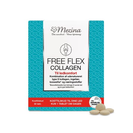 Mezina Free Flex Collagen 90 tabl., Helse & Madvarer, Kollagen, Kollagenpiller