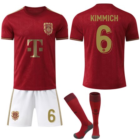 2025-2026 Bayern München 125 års jubilæumsudgave Trøjer Børn Voksen Fodboldtrøje Med Strømper